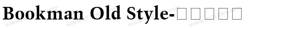 Bookman Old Style字体转换